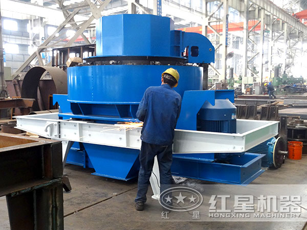 鵝卵石制砂機生產車間