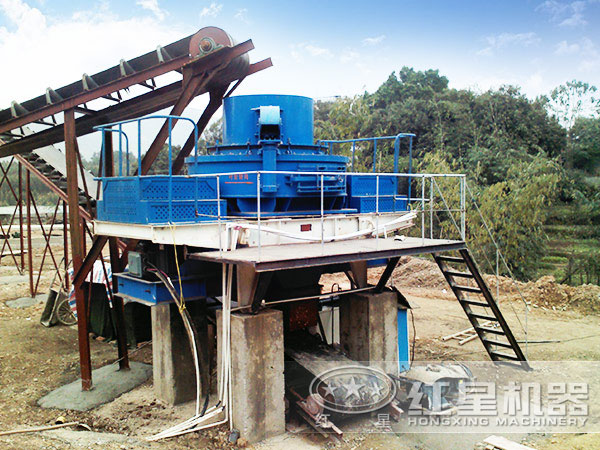 制砂機生產(chǎn)現(xiàn)場 制砂機生產(chǎn)現(xiàn)場