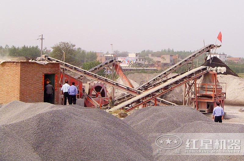 因環(huán)保檢查被停產的制砂生產線