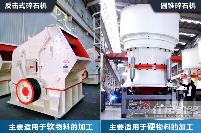 中細(xì)碎破碎設(shè)備該如何選？以常見的圓錐破和反擊破對(duì)比來為您分析