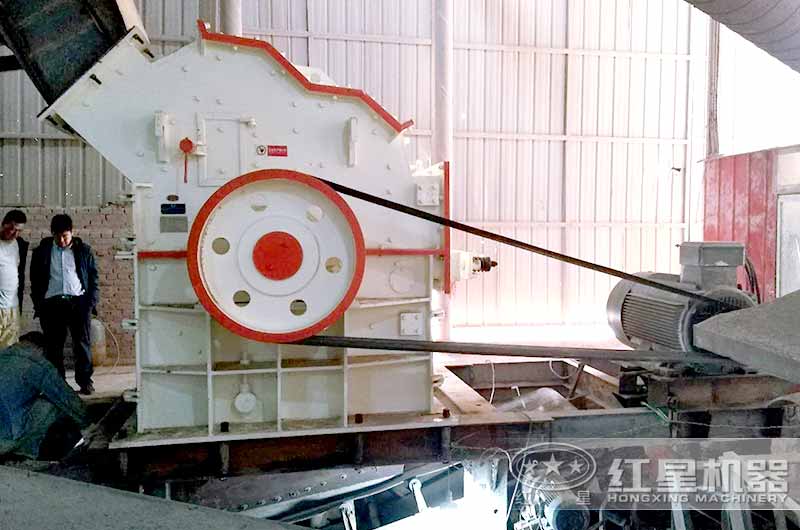 煤矸石制砂機現場安裝