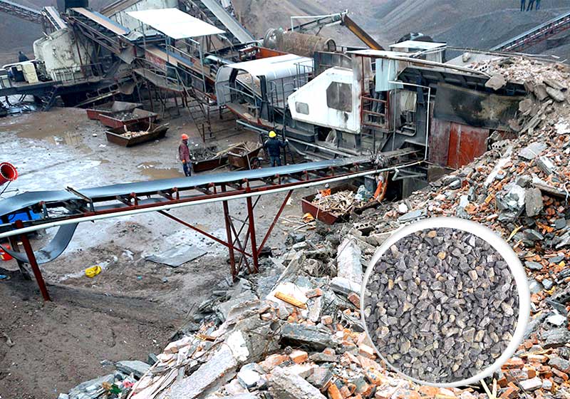 建筑垃圾的再生：一臺(tái)時(shí)產(chǎn)百?lài)嵠扑闄C(jī)，讓廢物變身為寶